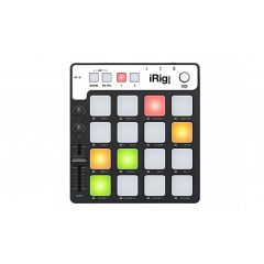 IK Multimedia iRig Pads portable universal MIDI groove controller for iPhone, iPad