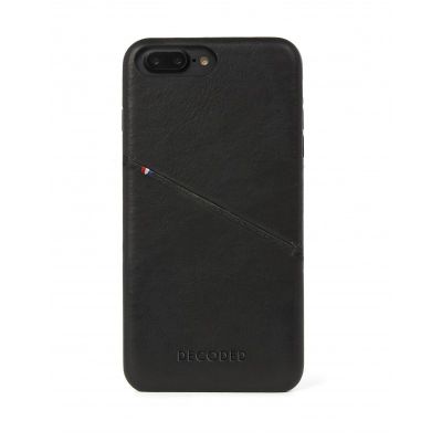 Decoded Leather Back iPhone 6/6s/7 Plus bőrtok - Fekete
