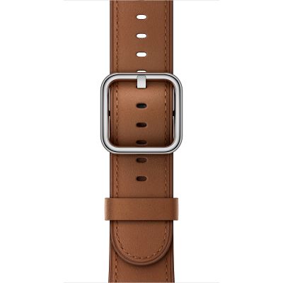 Apple - 42 mm-es, vörösesbarna szíj klasszikus csattal