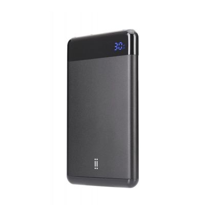 Aiino - Külső Akkumulátor (6000 mAh) LED kijelzővel - Fekete