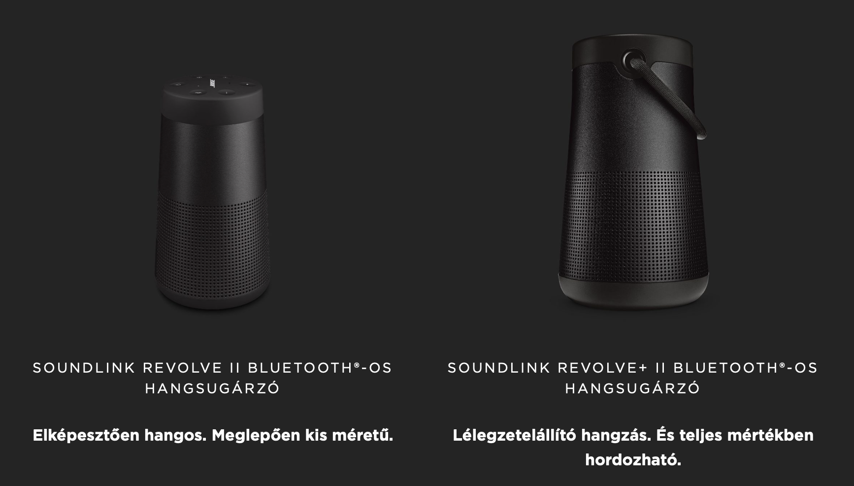Bose SoundLink Revolve II és Revolve II+