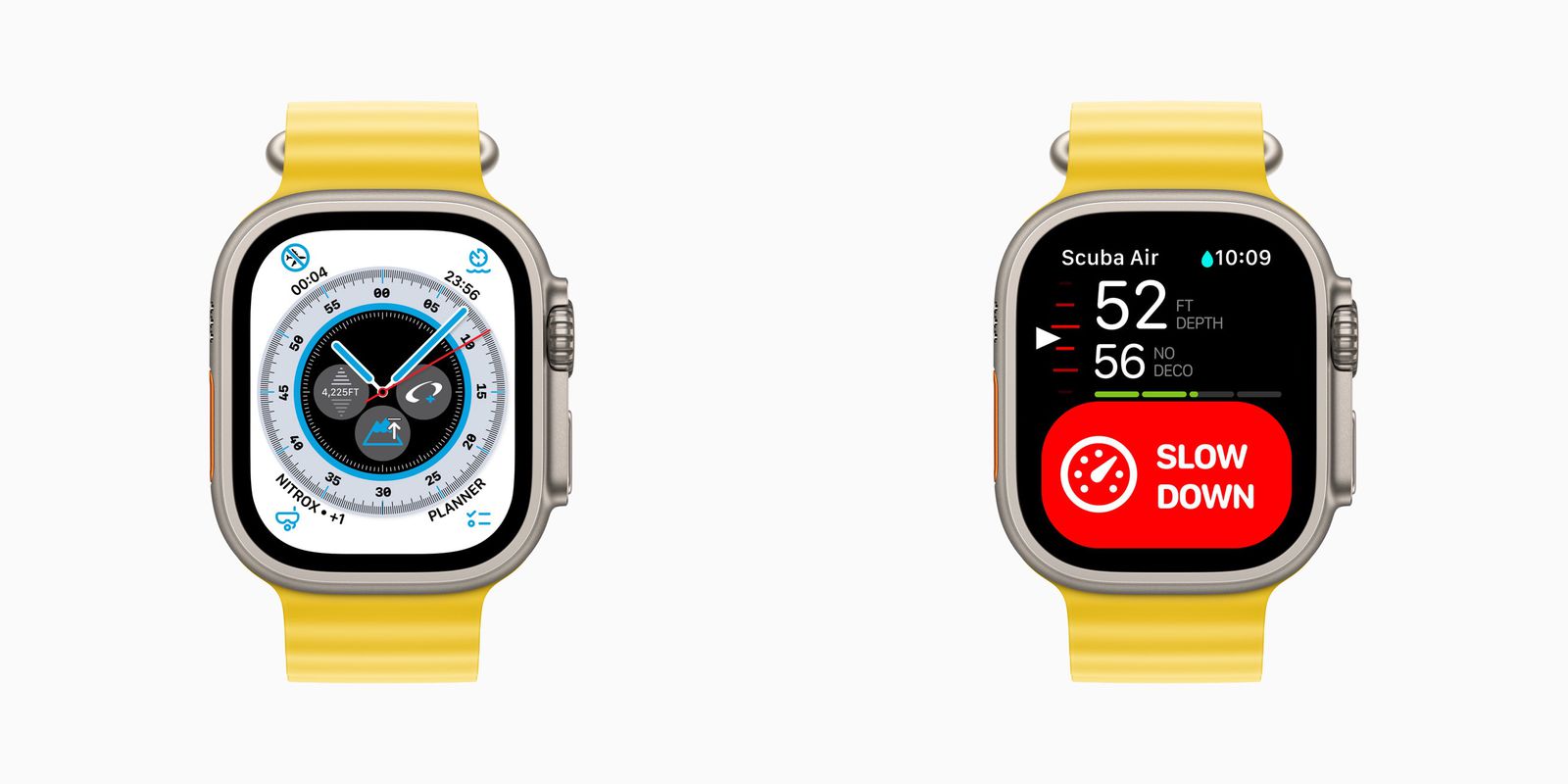 Oceanic+ alkalmazás az Apple Watch Ultra készüléken