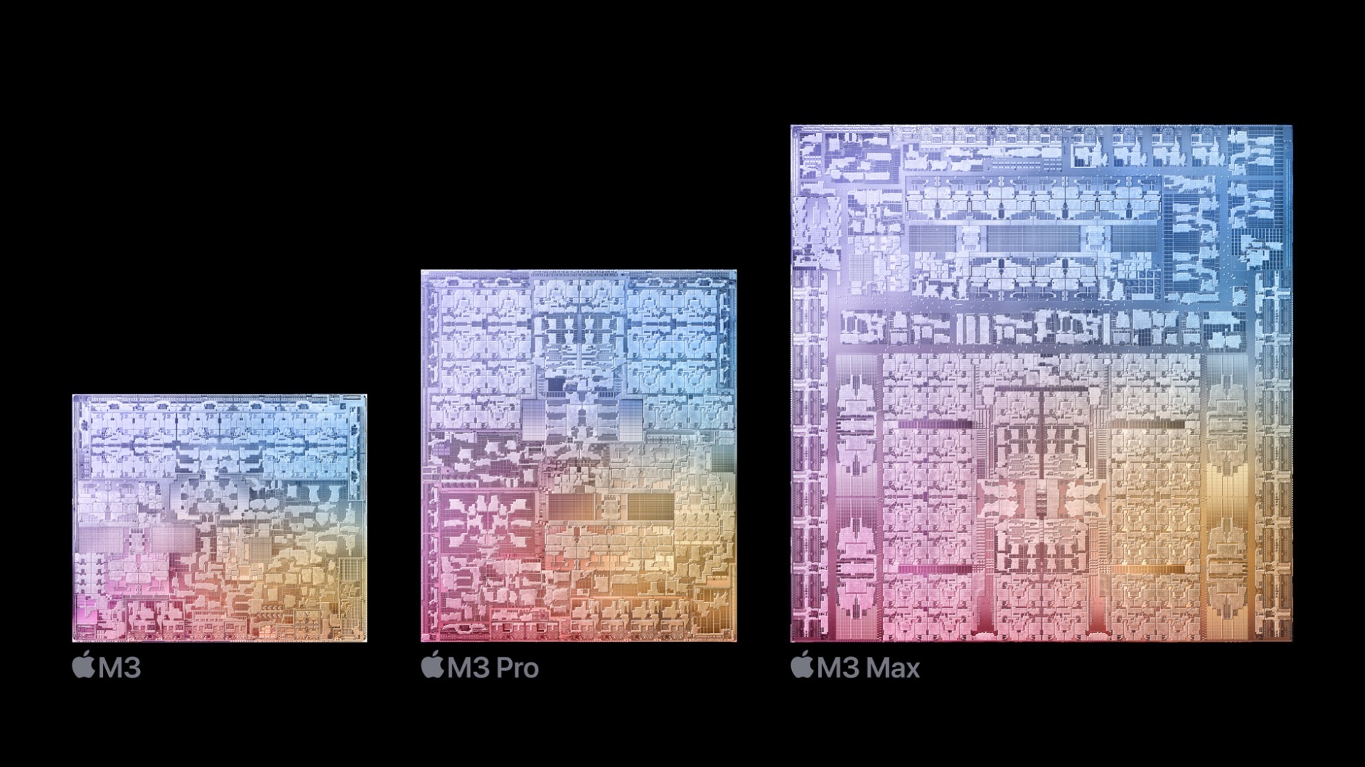 Apple M3, M3 Pro és M3 Max