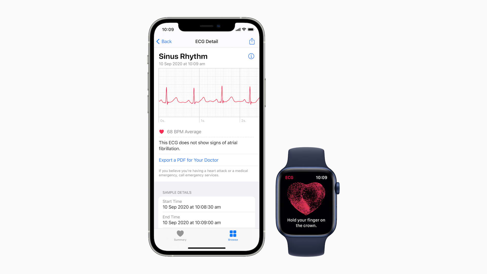 EKG mérés Apple eszközökkel